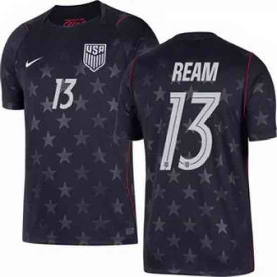 Men 13 Tim Ream USMNT 2026 Home Stadium Replica Jersey 2